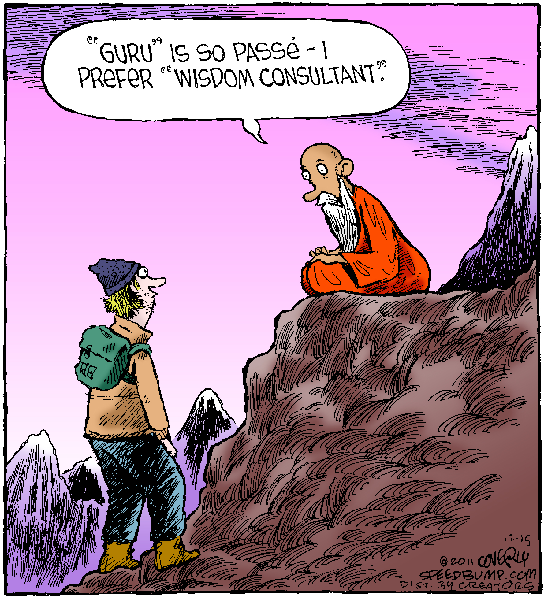 Cartoon - Wisdom Consultant