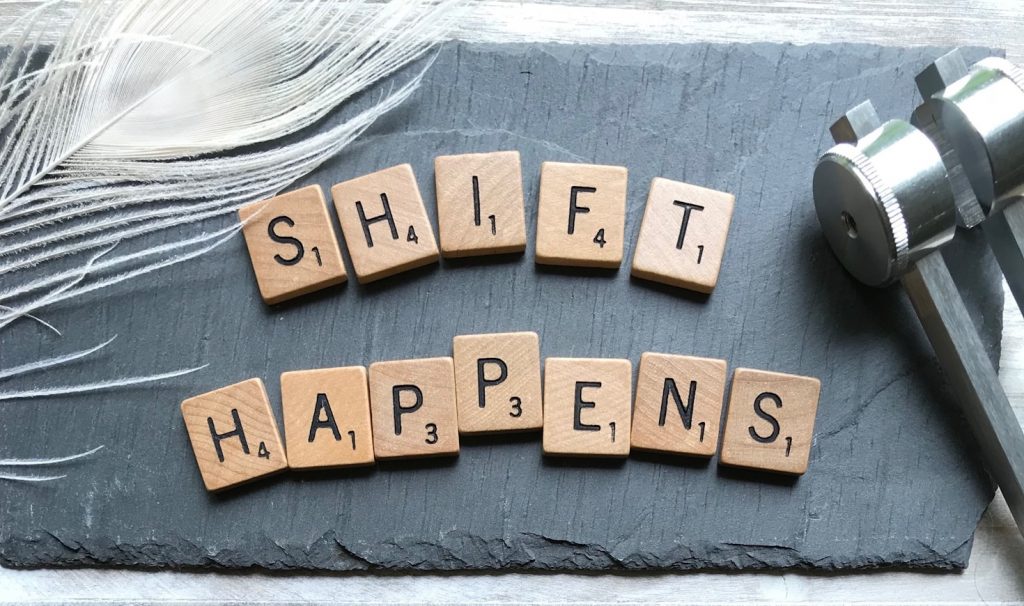 Shift Happens in Scrabble tiles